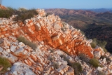 Iron-stained quartzite, Chewings Range