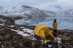 Camp at Blue Lake, Tongariro National Park