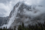 Rising clouds, El Capitan, Yosemite Valley
