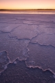 Salt lake at dawn